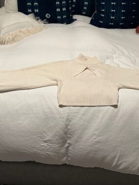 Significant Other knit Lia cream sweater sz 6